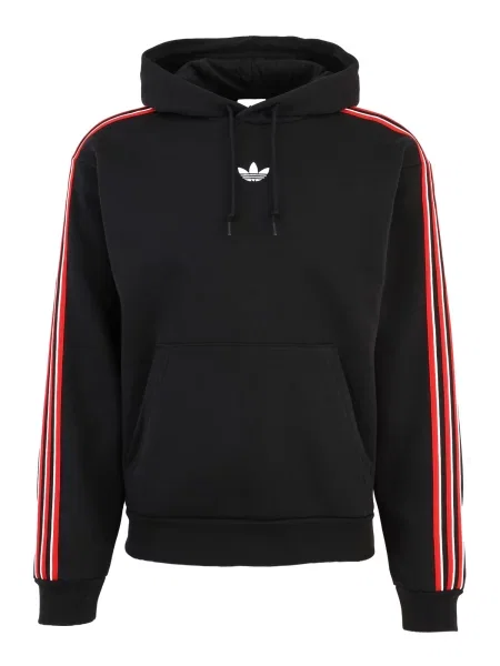 Geacă Adidas Originals cu dungi alb