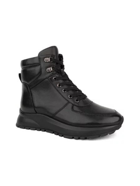 Buty do kostki Adrianna Feretti skórzane czarne