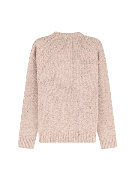 Sweter Polo Ralph Lauren wełniany ze sznurkiem beżowy