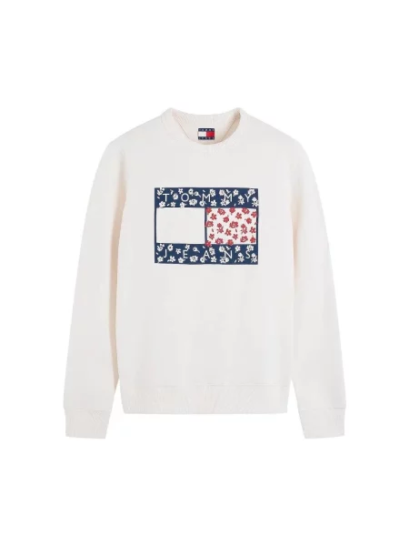 Palton Tommy Jeans alb