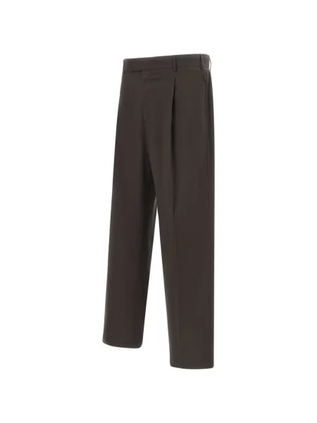Pantaloni Pt Torino de lână maro