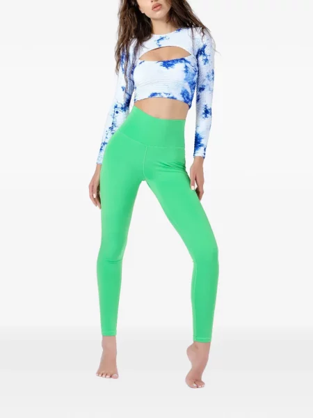 Leggings Tessitura verde