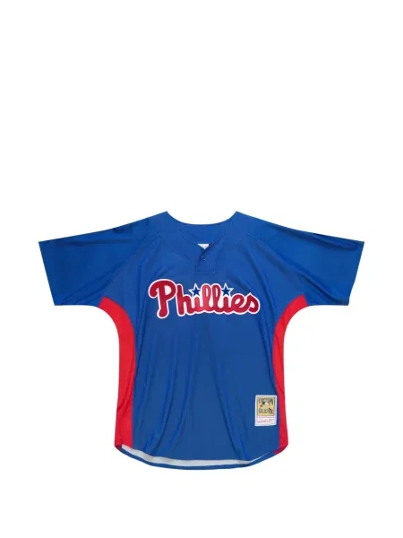 Cămașă Mitchell & Ness scurtă albastru