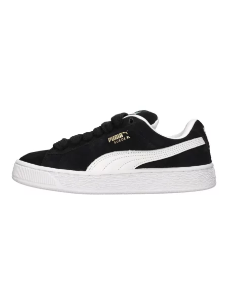 Sneakersy Puma Suede skórzane na siłownię czarne