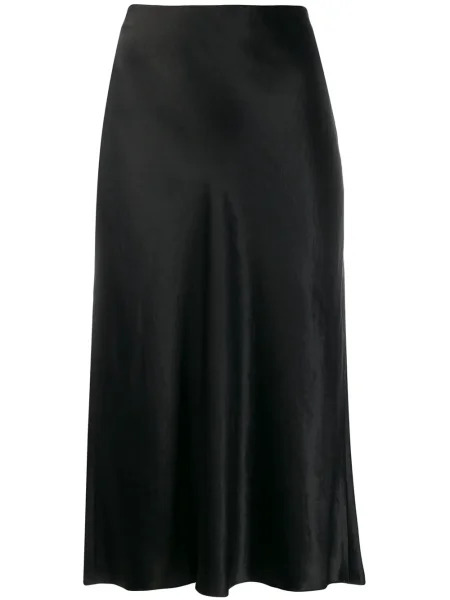 Fustă midi Vince până la genunchi negru