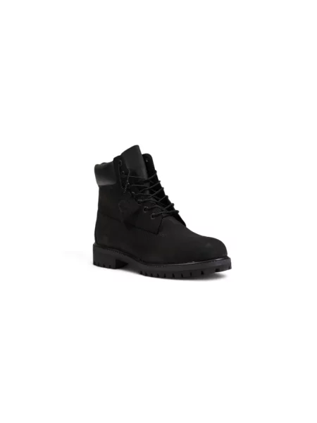 Botki Timberland sznurowane koronkowe wodoszczelne czarne