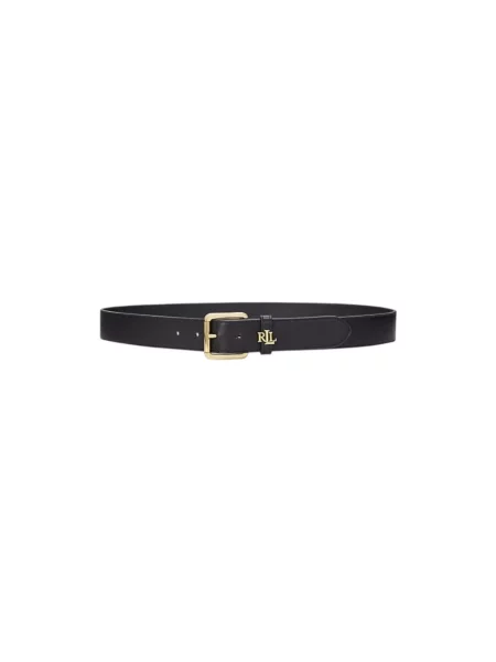 LAUREN RALPH LAUREN Pasek Logo Keeper czarny