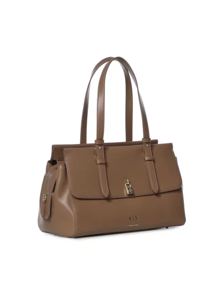 Torebka Armani Exchange brązowa