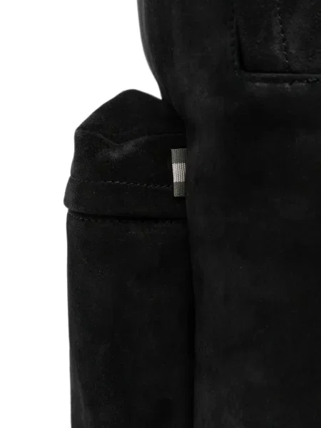 Rucsac Officine Creative din piele de căprioară negru