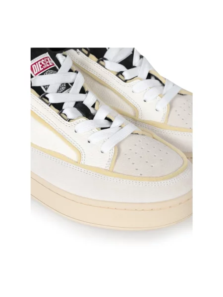 Sneakersy Diesel skórzane białe