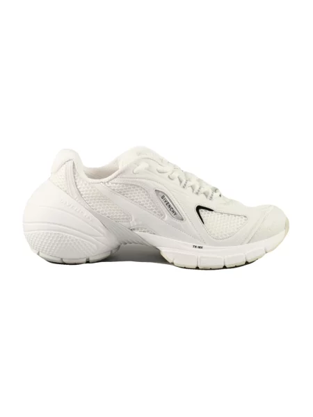 Sneakersy Givenchy skórzane z siateczki białe