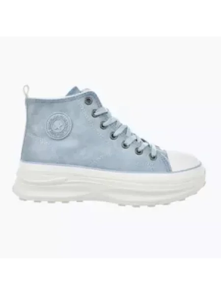 Утепленные кеды Big Star на платформе синие