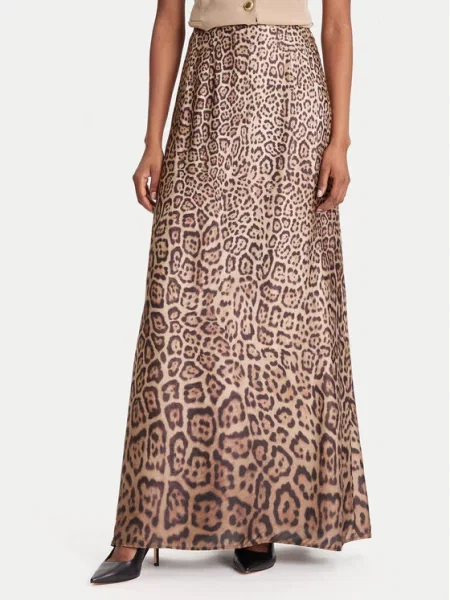 Φούστα maxi Marciano Guess καφέ