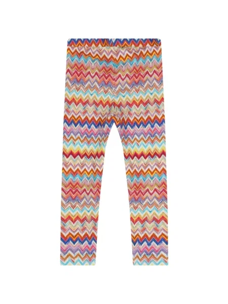 Legginsy dziecięce Missoni czerwone