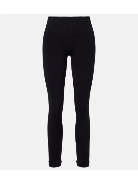 Leggings Perfect Moment tricotate negru
