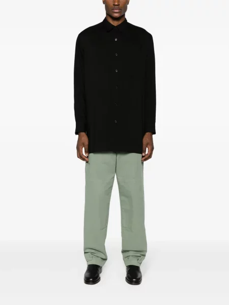 Klasikiniai apykaklė marškiniai Yohji Yamamoto juoda