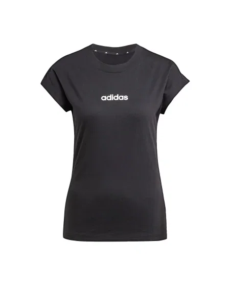 ADIDAS SPORTSWEAR Tricou funcțional Essentials Linear negru alb