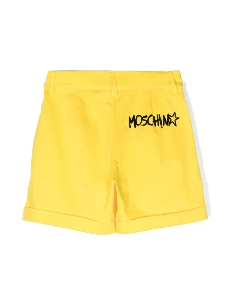Bermudy dziecięce Moschino żółte
