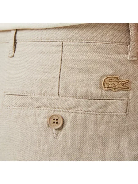 Lacoste Szorty Slim Fit beżowe