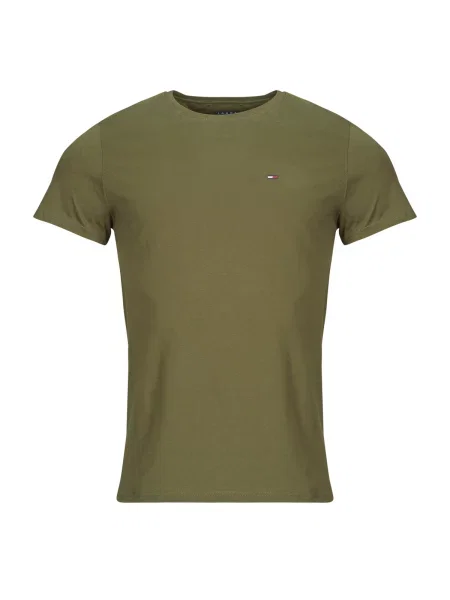 Tommy Jeans Majica temno zelena kaki