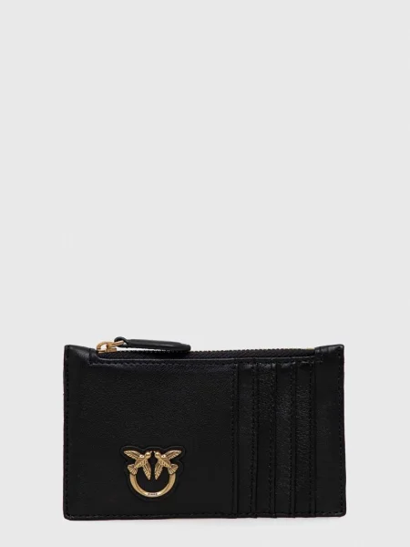 Pinko portofel de piele negru