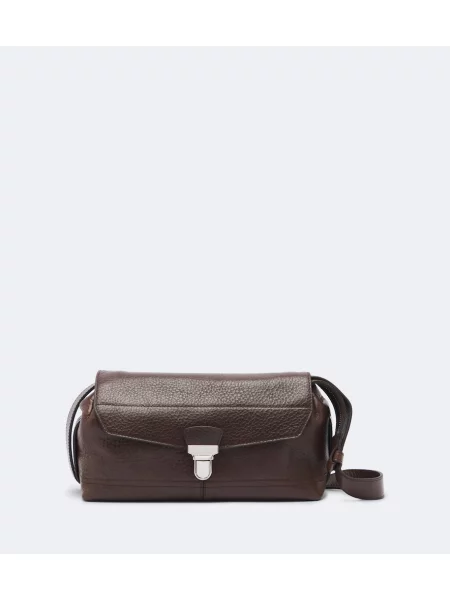 Geanta crossbody Lemaire din piele maro