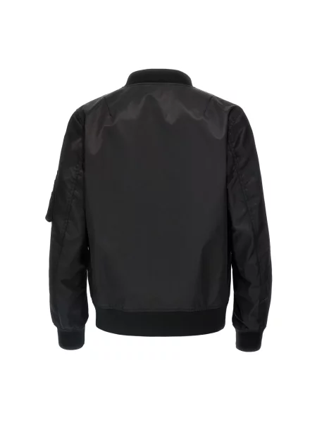 Kurtka skórzana Valentino Garavani z logo czarna