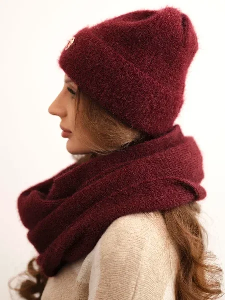 Fular Kesi tricotate alb