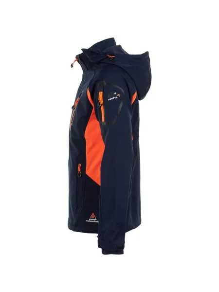 Geacă Peak Mountain softshell albastru