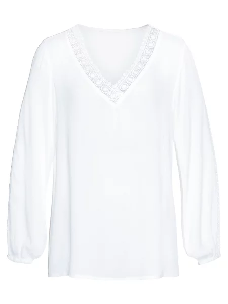 VIVANCE Bluză alb