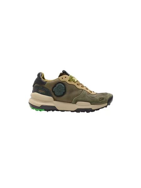 Sneakersy Satorisan skórzane zielone