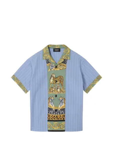 Koszula dziecięca Versace niebieska