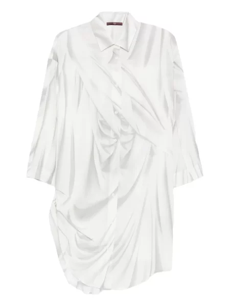 Koszula High drapowana biała