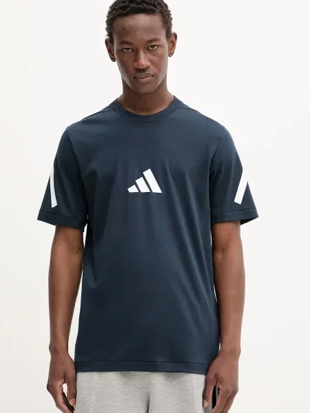 Тениска adidas x Z.N.E с принт тъмносиньо