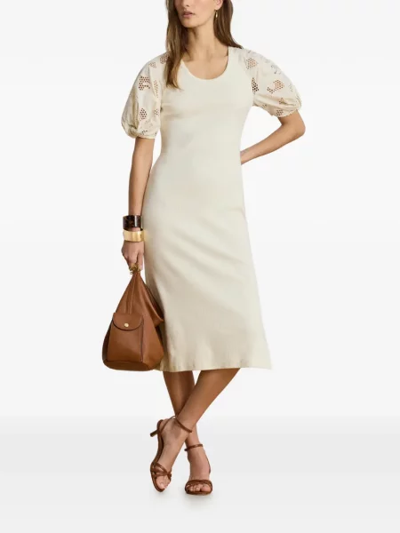 Rochie midi Lauren Ralph Lauren tricotate