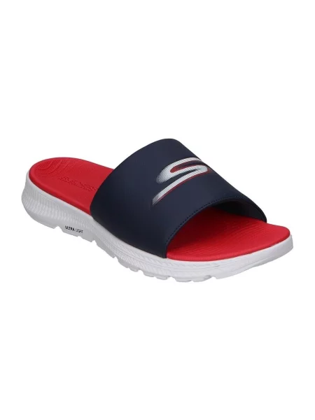 Šľapky Skechers modrá