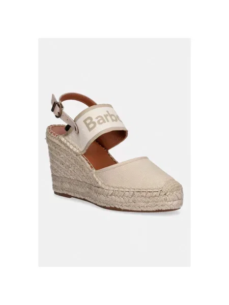 Barbour espadryle z odkrytą piętą Lyndhurst beżowe