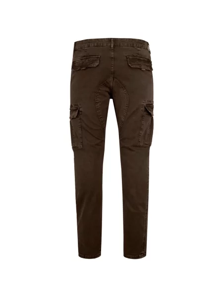 Pantaloni cargo Bomboogie stretch maro