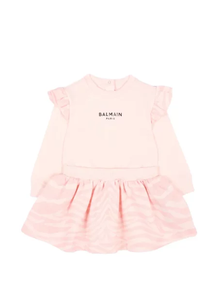 Sukienka dziecięca Balmain różowa