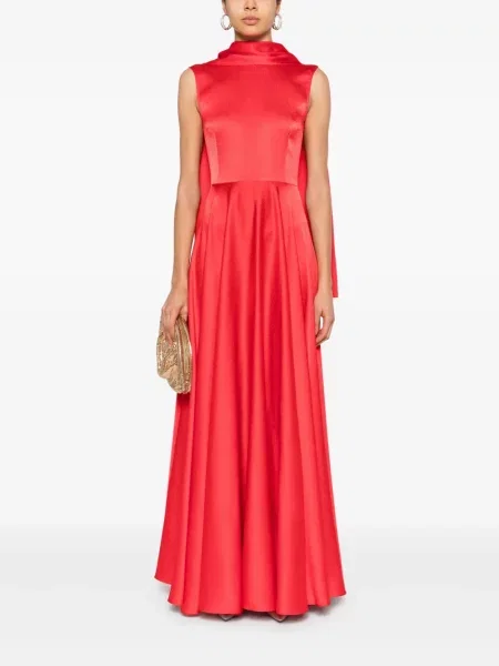 Rochie maxi Solace London de costum roșu