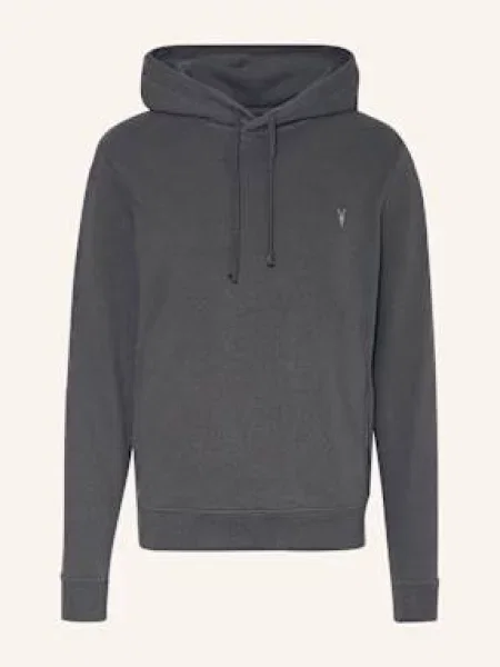 Allsaints Bluza Z Kapturem Raven grau szara