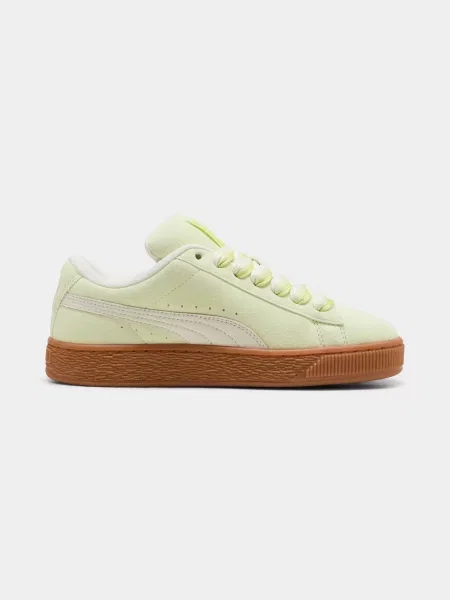 Замшевые кеды Puma зеленые