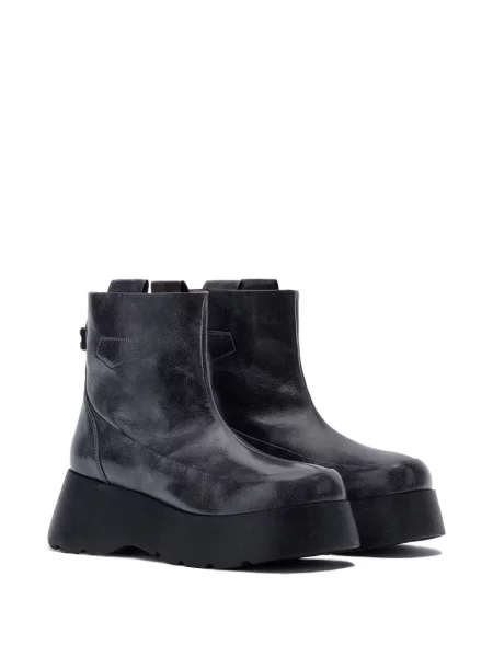 Botine Ganni cu platformă gri