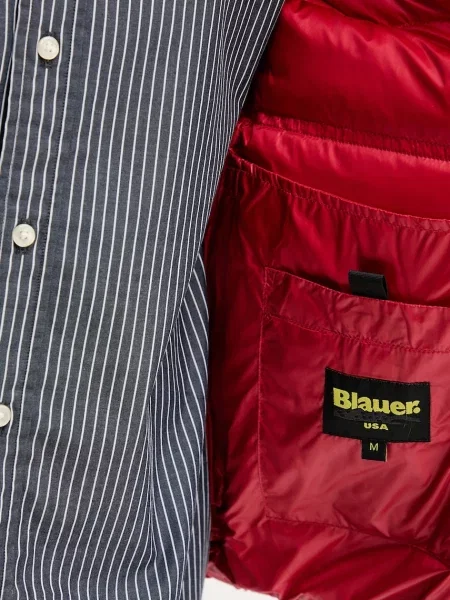 Пуховик Blauer красный