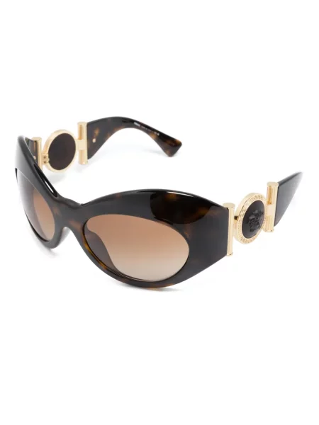 Saulės akiniai Versace Eyewear ruda