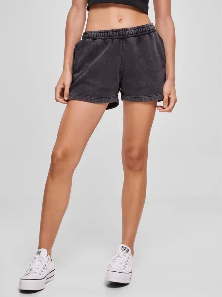 Pantaloni scurți Urban Classics cu strasuri negru