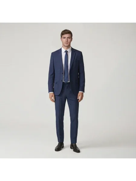 Reserved Karcsúsított zakó viszkózzal tengerészkék