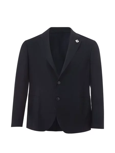 Costum Lardini cu model floral albastru