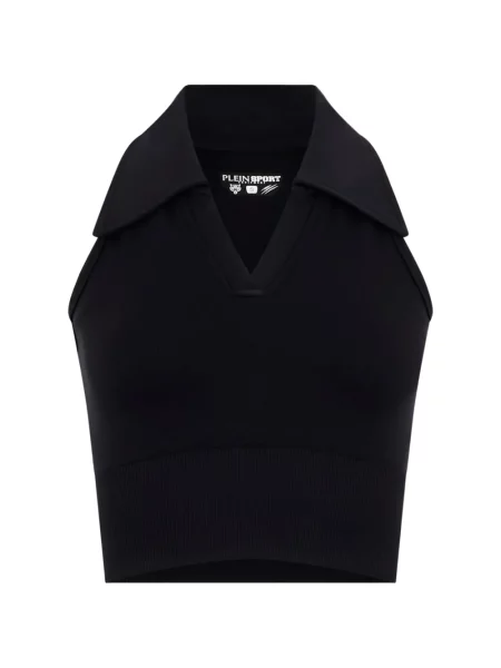 Gulerat top sport Plein Sport negru