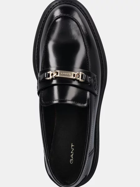 Кожаные мокасины Gant черные